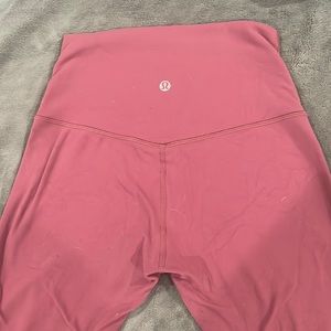 align 28inch high wasted lululemon leggings size4